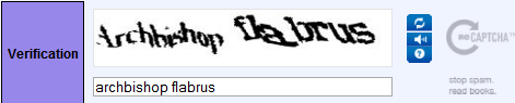 Captcha: archbishop flabrus